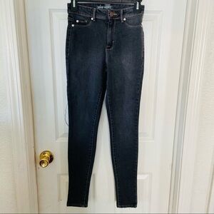 NWOT PERMANENT high rise skinny ankle jeggings gray cotton stretch pants size 6